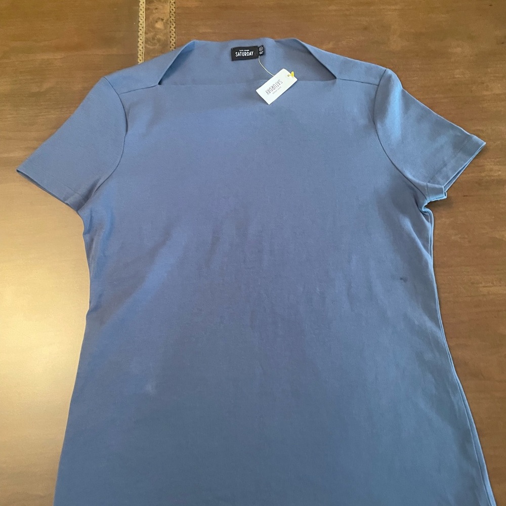 Kate Spade Classic Blue Short Sleeve Tee